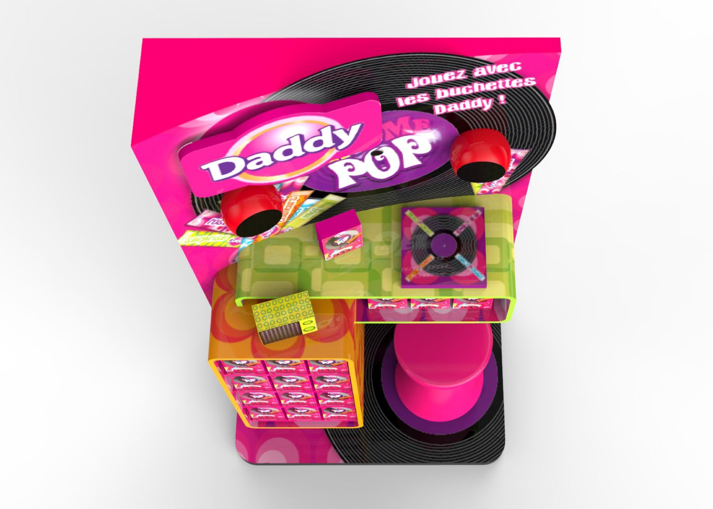 Daddy : Give Me Pop - Vue de dessus