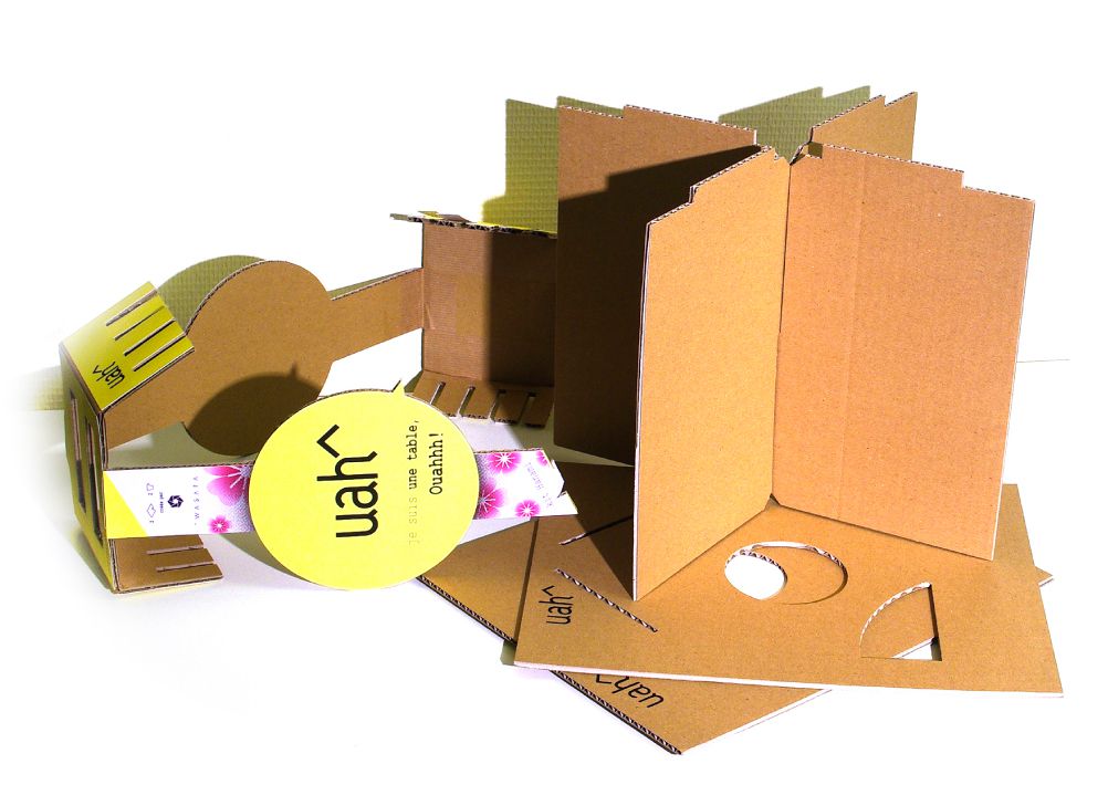 Uah^ × Wasara : Un packaging Kit Hanami ouvert